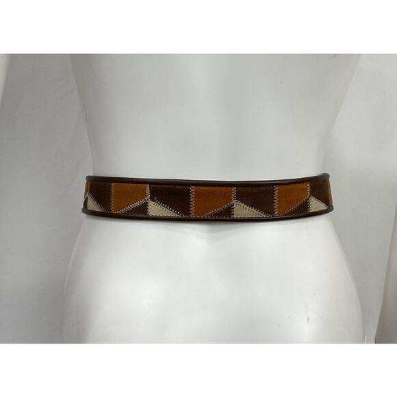 Kate Cate 'Dusty' Brown Leather Belt Size 65 - Picture 3 of 4
